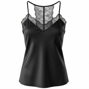 Revamped Black Lace Detail Top